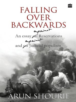 cover image of Falling Over Backwards